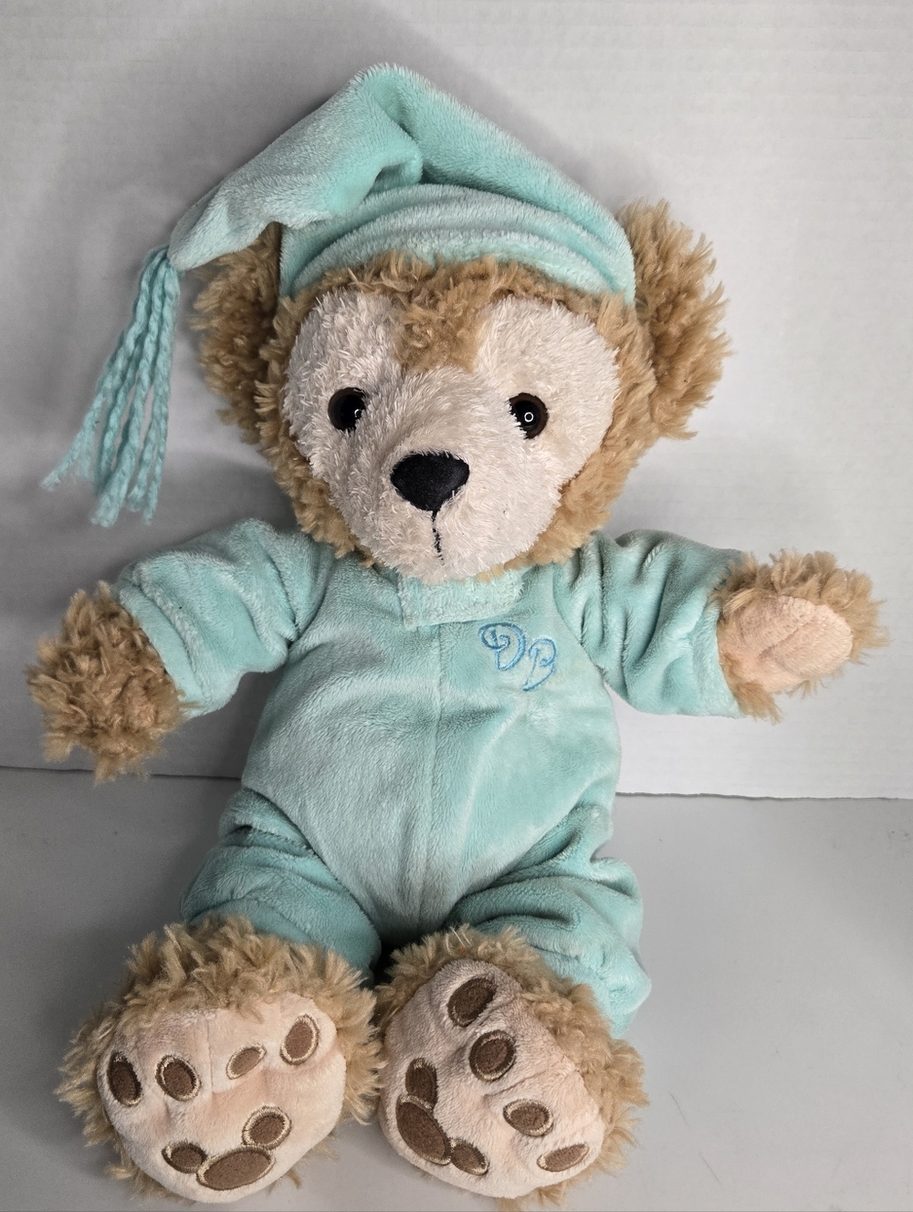 Disney Parks My First Duffy Bear Green Pajamas 13” Plush Stuffed Animal
